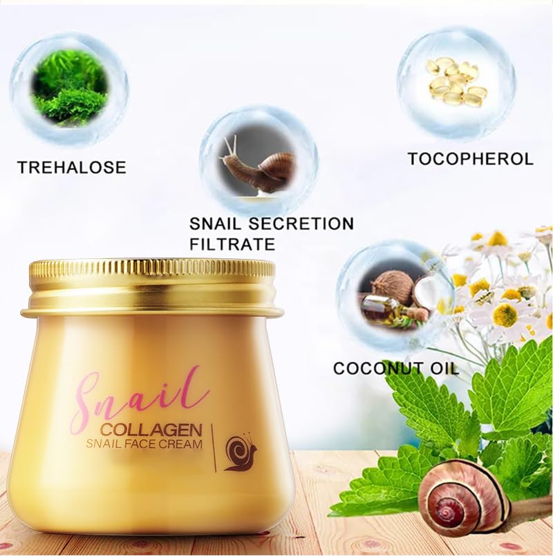 OSFRIAGE Snail Collagen Cream – Anti-Wrinkle & Rejuvenating Moisturizer for Women (2PCS)