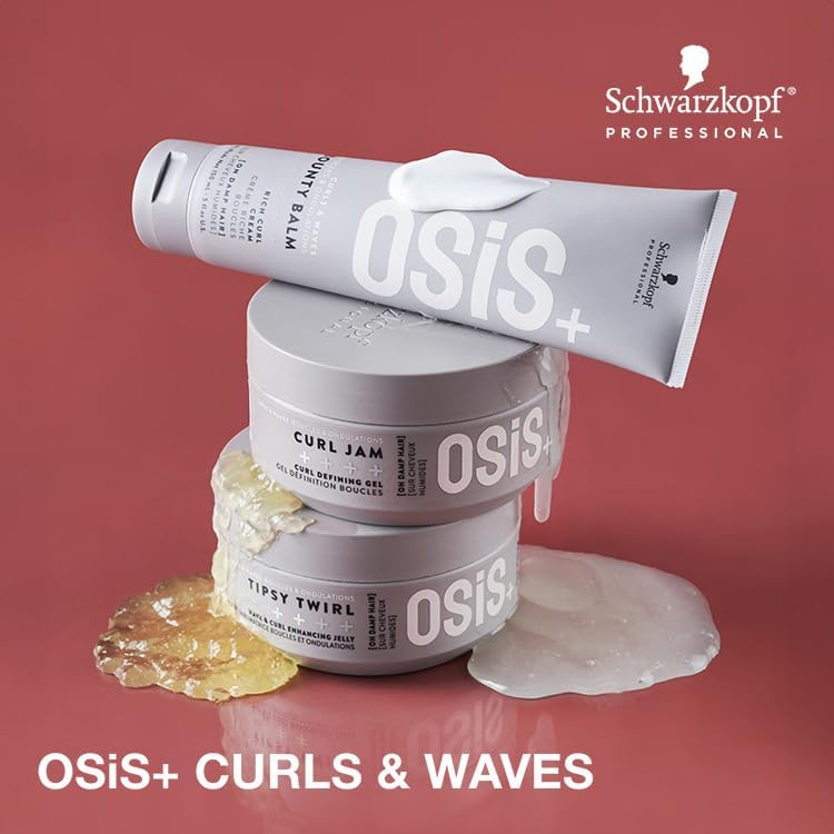 OSiS+ Bounty Balm Rich Curl Cream 5 oz (2 Pack) — Frizz Reduction & Texture Enhancement for All Curl Types