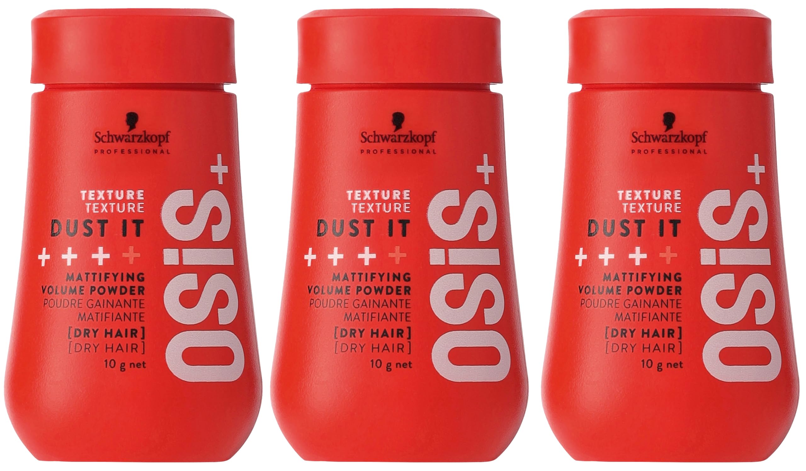 OSiS+ Dust It Matte Volume Powder 0.35 oz (3 Pack) – Long-Lasting Hold & Texture