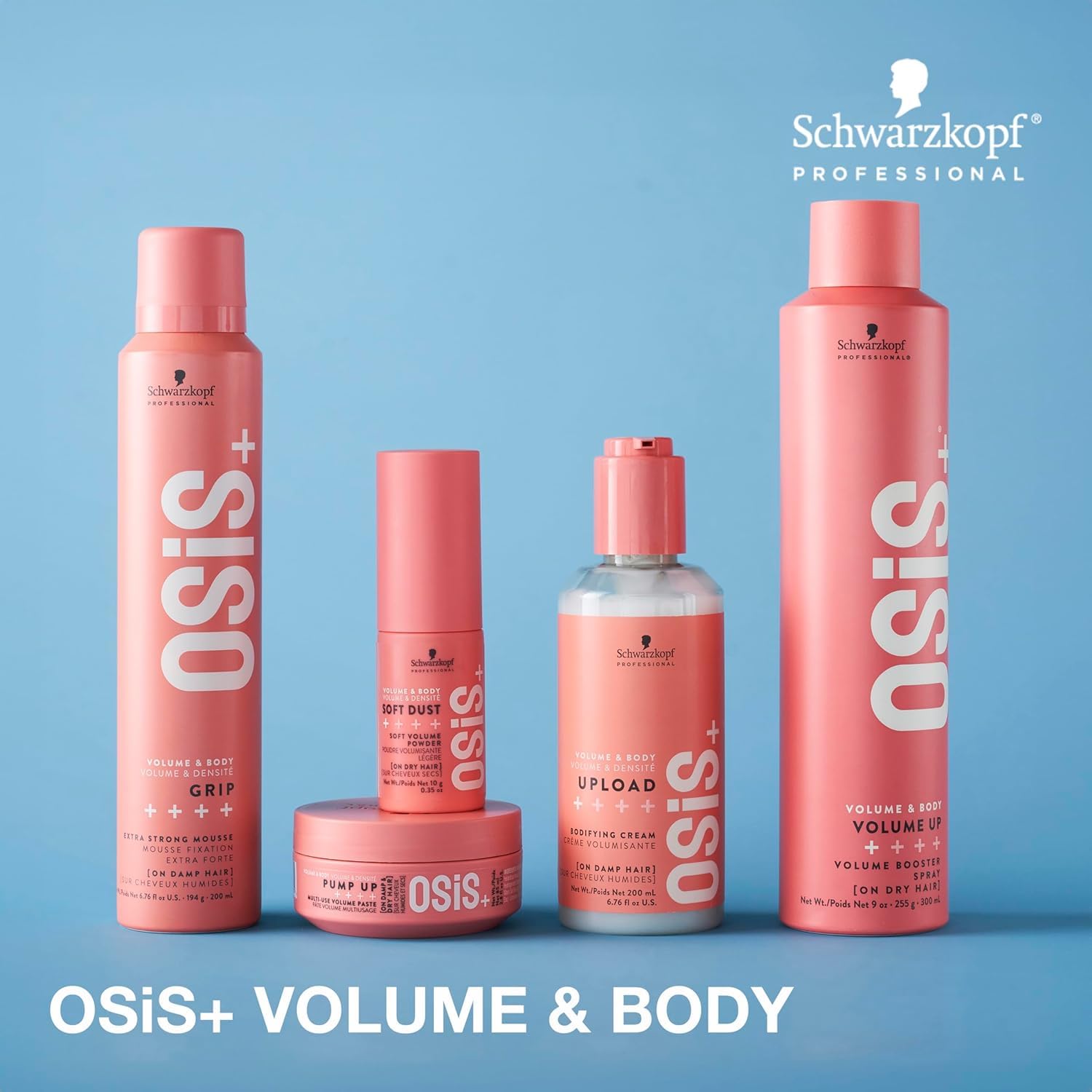 OSiS+ Upload Volume Cream – Lightweight Volumizing Hair Treatment (2 Pack)