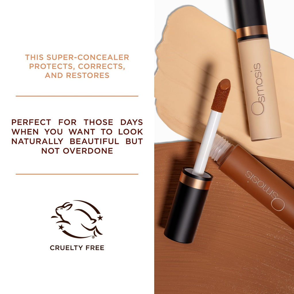 Osmosis Flawless Concealer – Lightweight, Medium to Full Coverage, Natural Matte Finish, Hydrates | 10 Shades (Truffle)