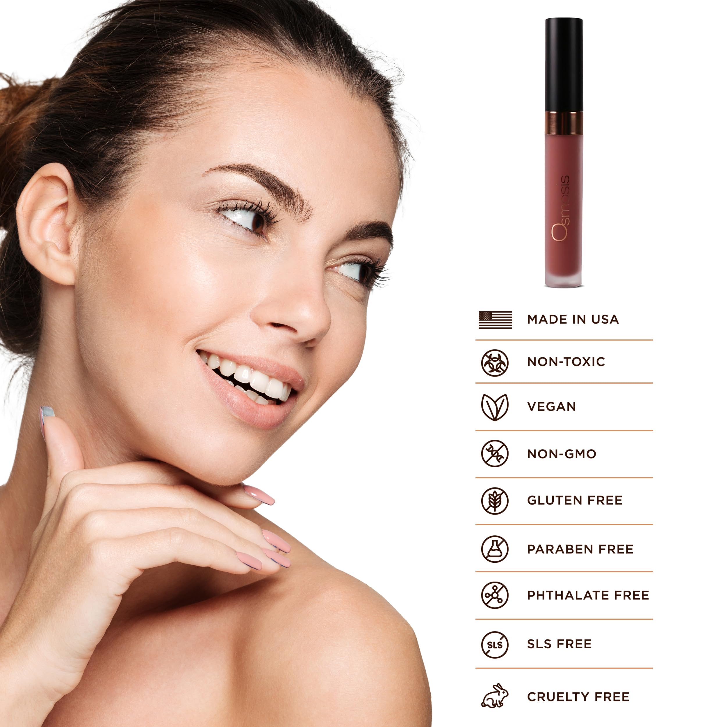 Osmosis Superfood Lip Oil – Nourishing Tinted Lip Gloss with Peptide-Enhanced Hydration