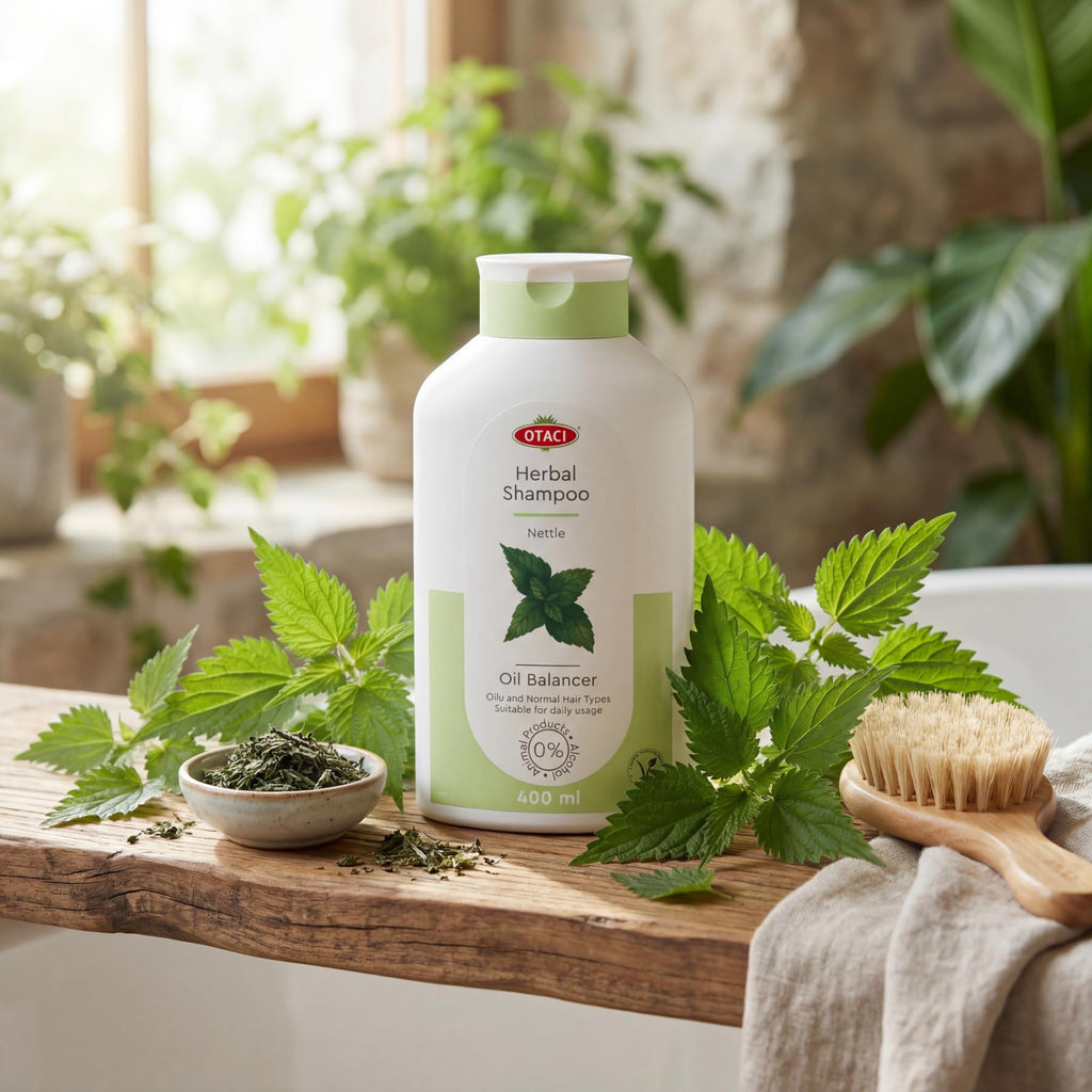 OTACI Oil Balancing Nettle Shampoo – Deep Cleansing for Oily Hair (13.5 oz) | Vegan & Cruelty-Free