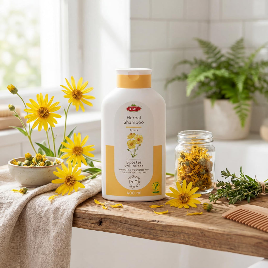 OTACI Herbal Strengthening & Volumizing Shampoo with Arnica – Everyday Use for Weak, Fine Hair