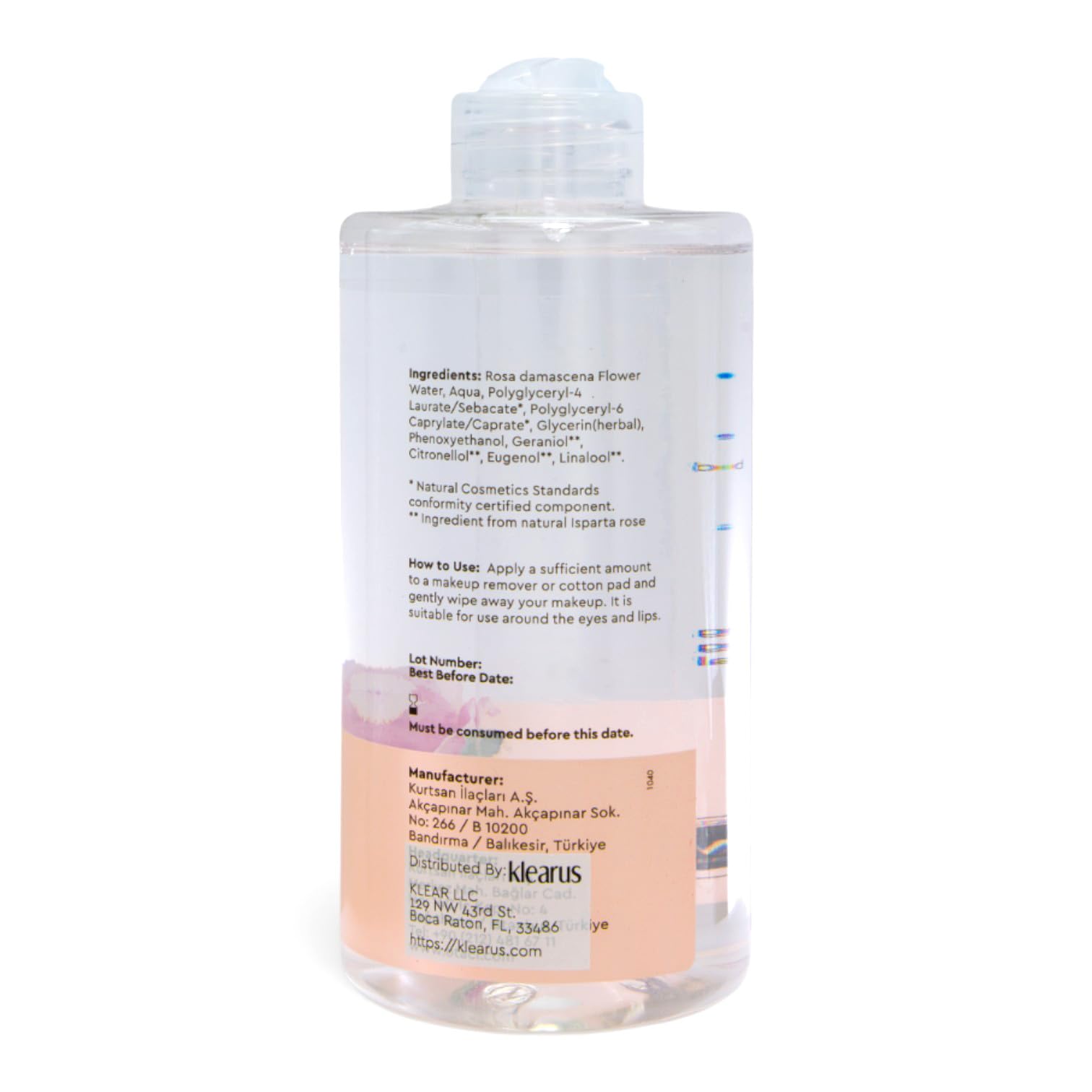 OTACI Rose Passion Micellar Cleansing Water – Rose Water Cleanser, Makeup Remover & Hydration