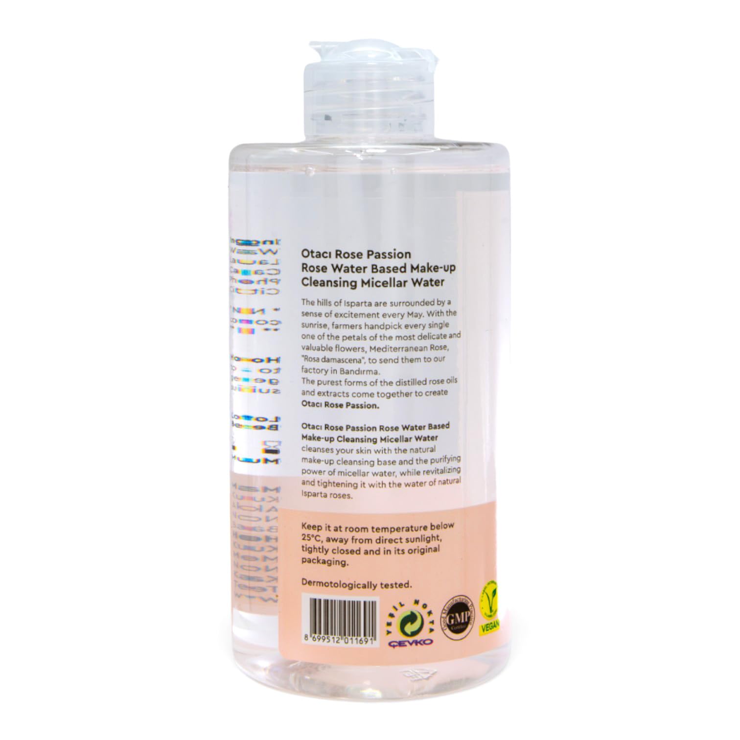 OTACI Rose Passion Micellar Cleansing Water – Rose Water Cleanser, Makeup Remover & Hydration