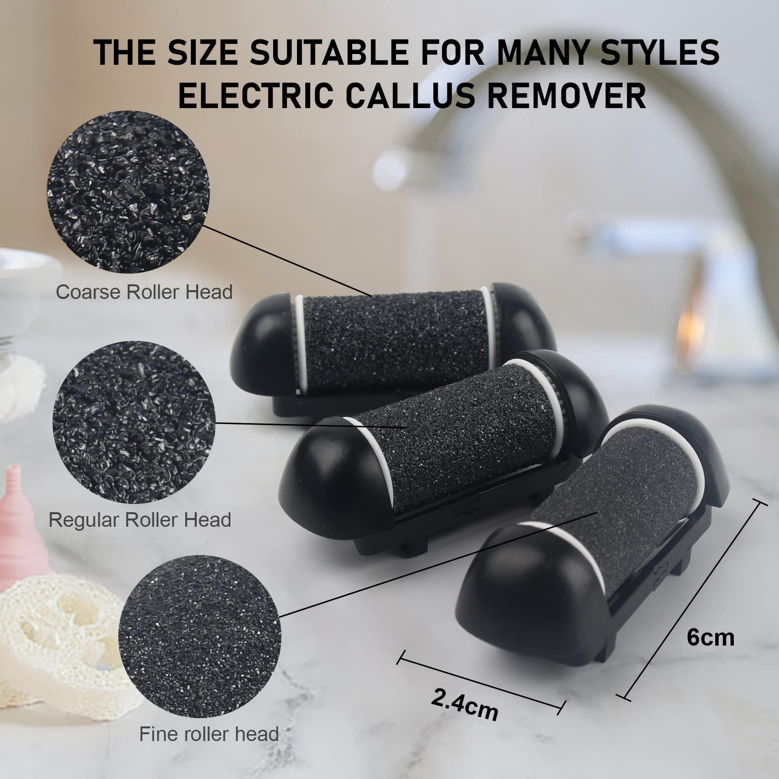 OTAZWA Electric Foot Callus Remover | 21-in-1 Pedicure Kit, 2 Speeds, USB Rechargeable, Waterproof