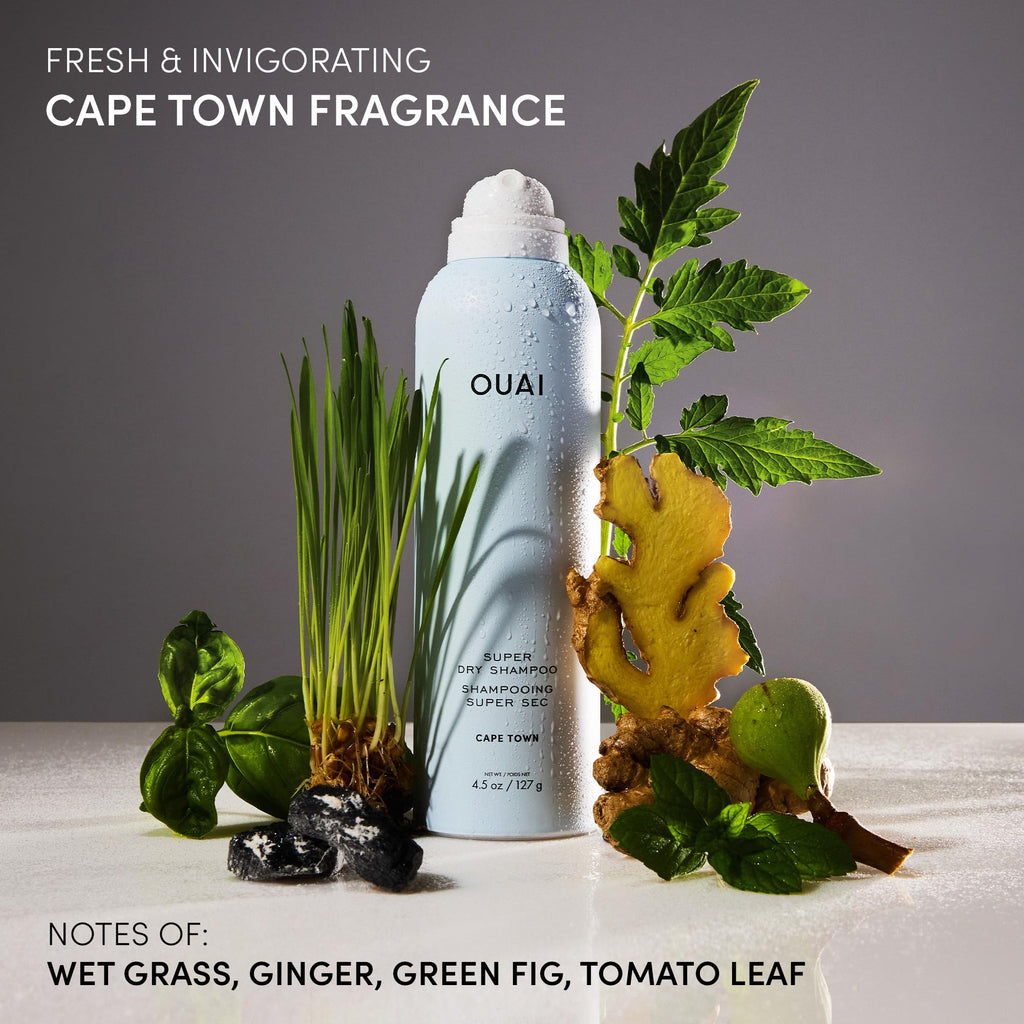 OUAI Super Travel Size Dry Shampoo – Cape Town (2 oz) | Absorbs Oil, Sweat & Dirt