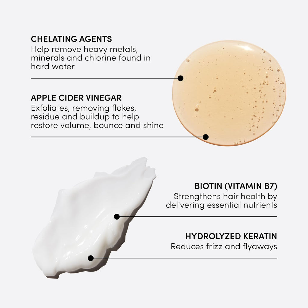 OUAI Detox Shampoo & Fine Hair Conditioner Bundle – Clarifying, Volume-Boosting Duo for Fine Hair