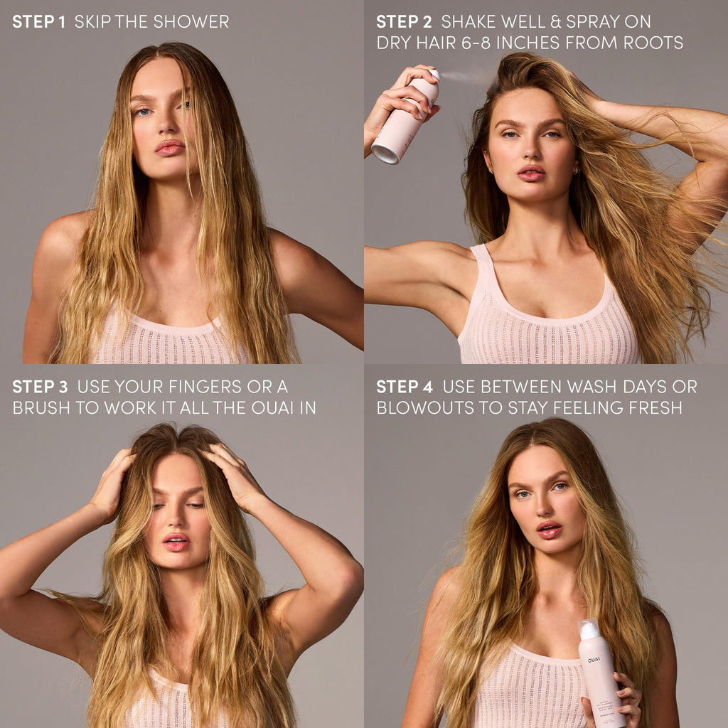OUAI Super Travel Size Dry Shampoo Melrose Place | Absorbs Oil & Long-Lasting Scent (2 oz)