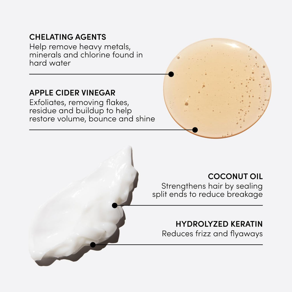 OUAI Detox Shampoo & Medium Hair Conditioner Bundle — Clarifying + Hydrating Duo