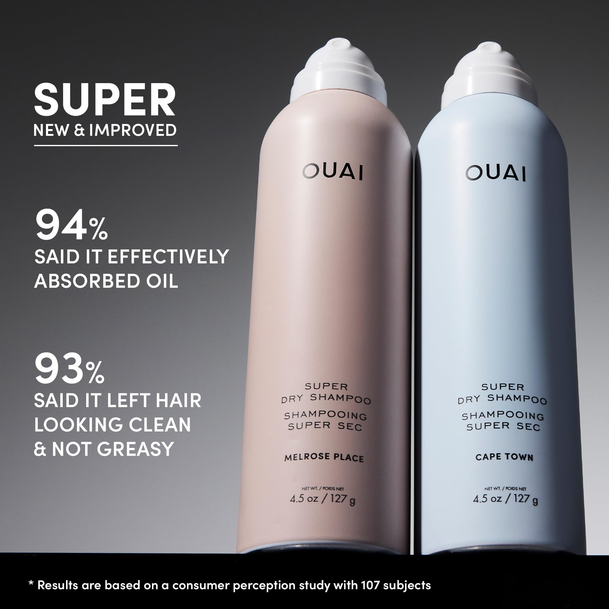 OUAI Super Dry Shampoo - Volumizing, Cape Town Scent, 4.5 oz