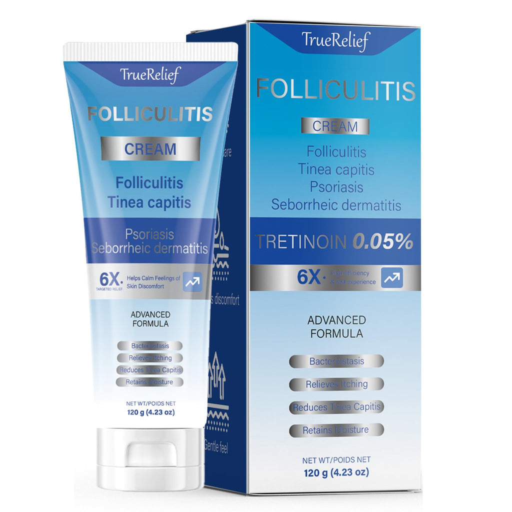 OUHENGTEK Folliculitis Cream | Soothes Bumps on Scalp, Face & Body – 120g (01)