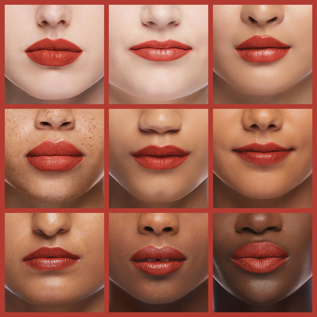 Oulac Dangerous02 Lipstick – Orange Red with Metallic 3D Shine, Hydrating Vegan Formula