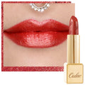 Oulac Dangerous02 Lipstick – Orange Red with Metallic 3D Shine, Hydrating Vegan Formula