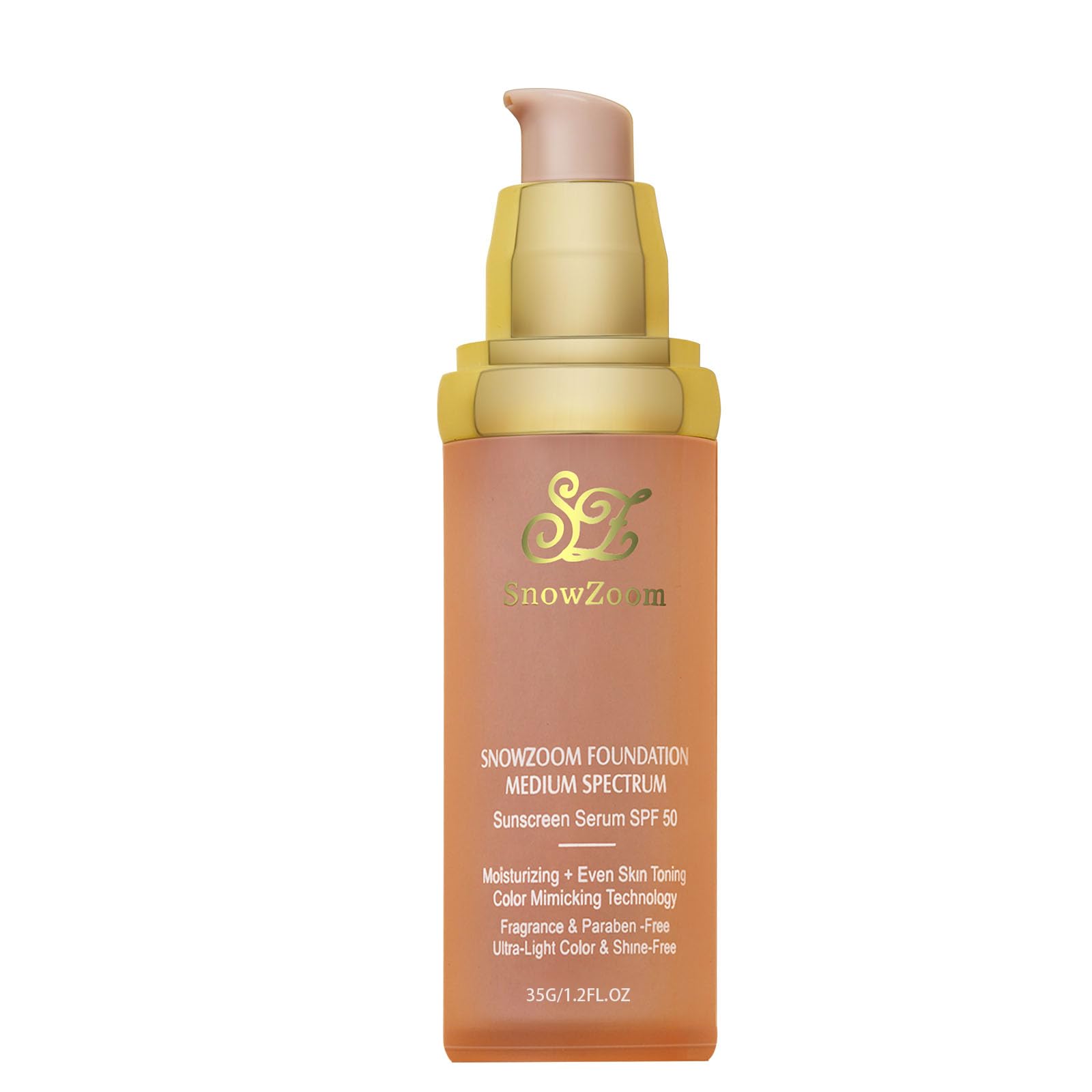 OUSHANG 4-in-1 Color-Changing Foundation – Hydrating Medium/Light Coverage with SPF 53+ | Longwear, Waterproof