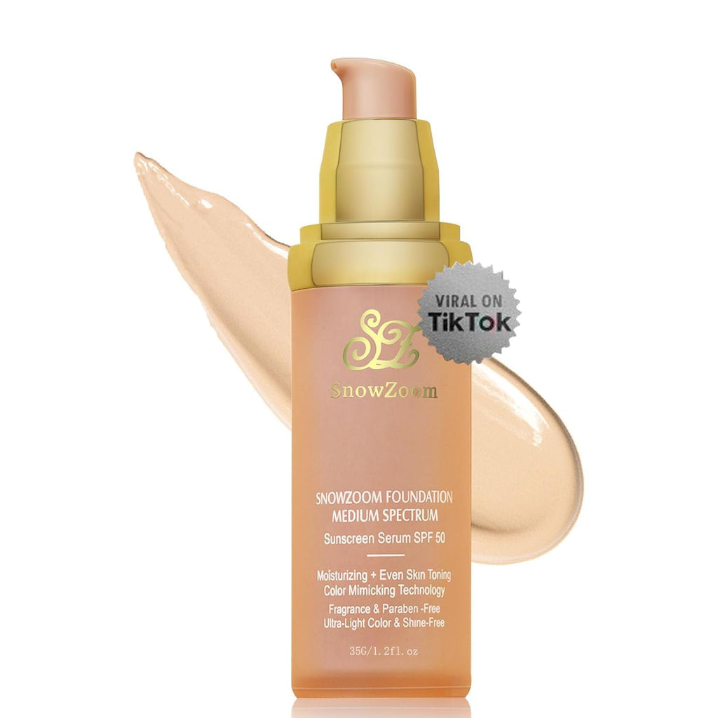 OUSHANG Color-Changing 4-in-1 Foundation: Hydrating, Long-Wear, SPF 50+