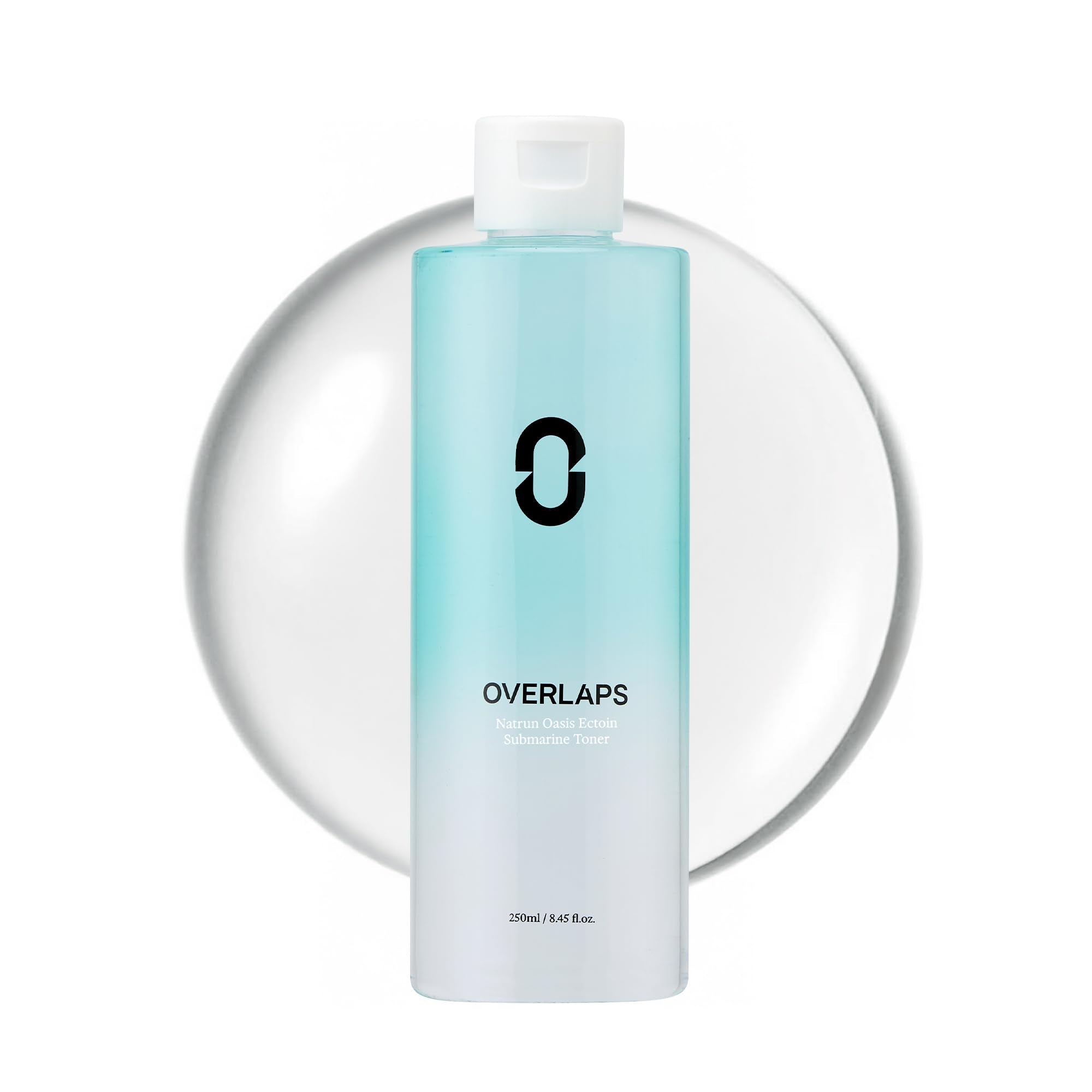 Overlaps Natrun Oasis Ectoin Toner | Alcohol-Free Hydration & Barrier Support, Glass Skin, 8.45 fl oz