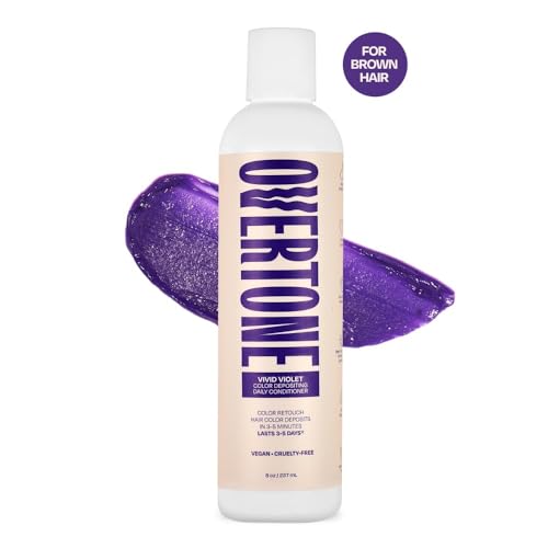 Overtone Daily Color Depositing Conditioner – Vivid Violet (8oz)