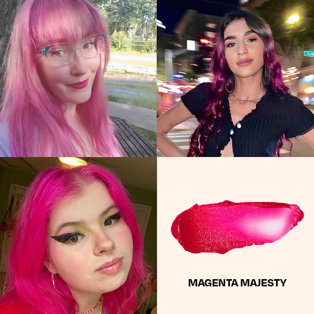 oVertone Magenta Majesty Daily Color Depositing Conditioner – Hydrating, Vegan & Cruelty-Free (4.5 oz)