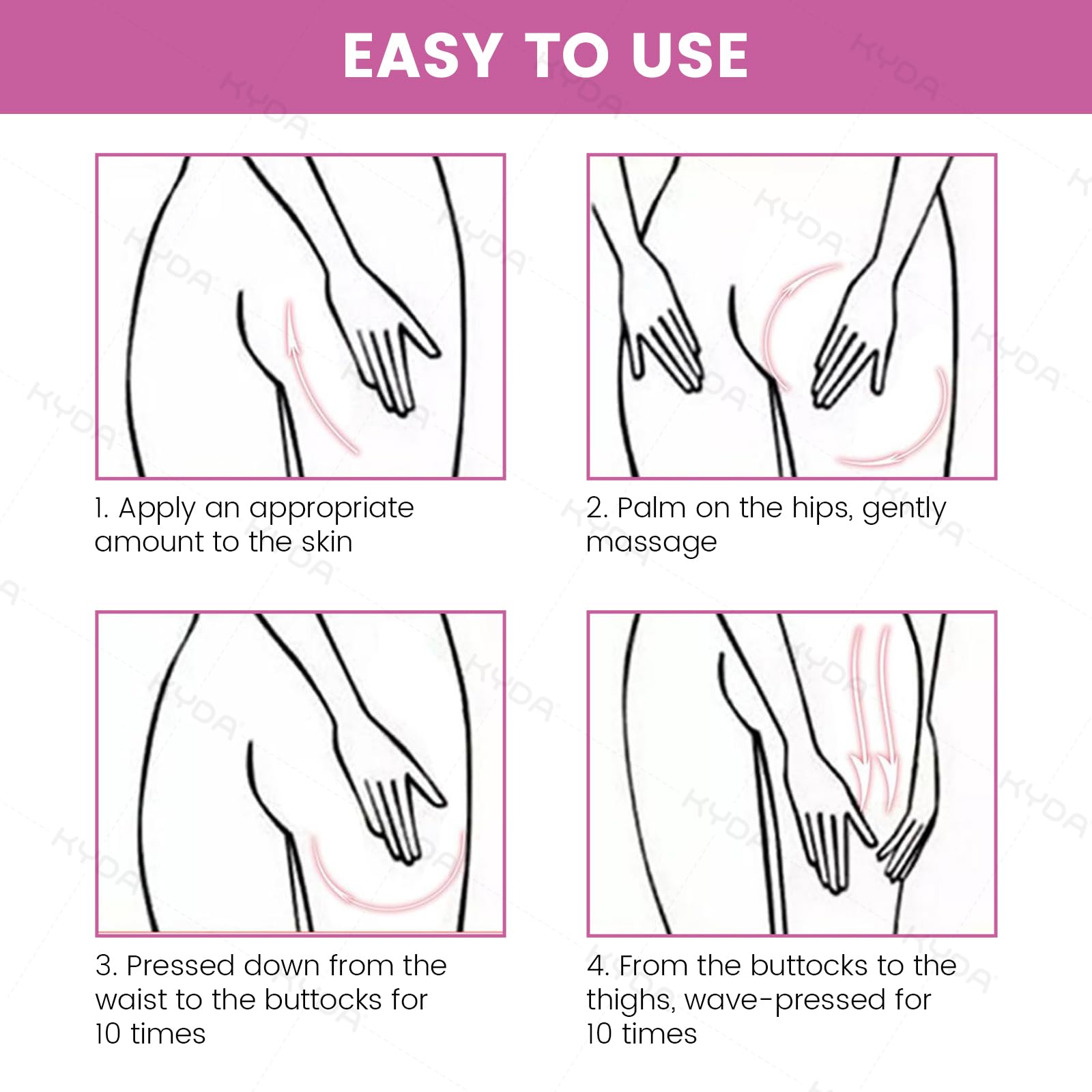 Ownest 2 Pcs Sexy Hip Buttock Cream – Shaping, Firming & Lift