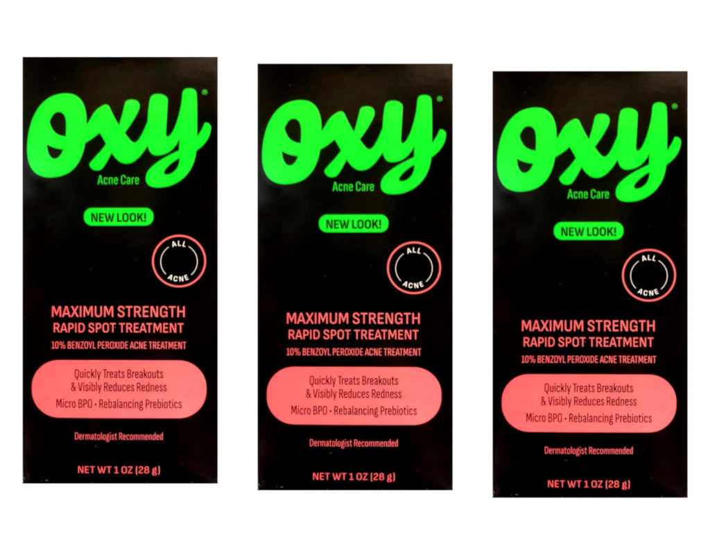 OXY Maximum Action Spot Treatment 0.82 oz – Pack of 3 | Acne Medication