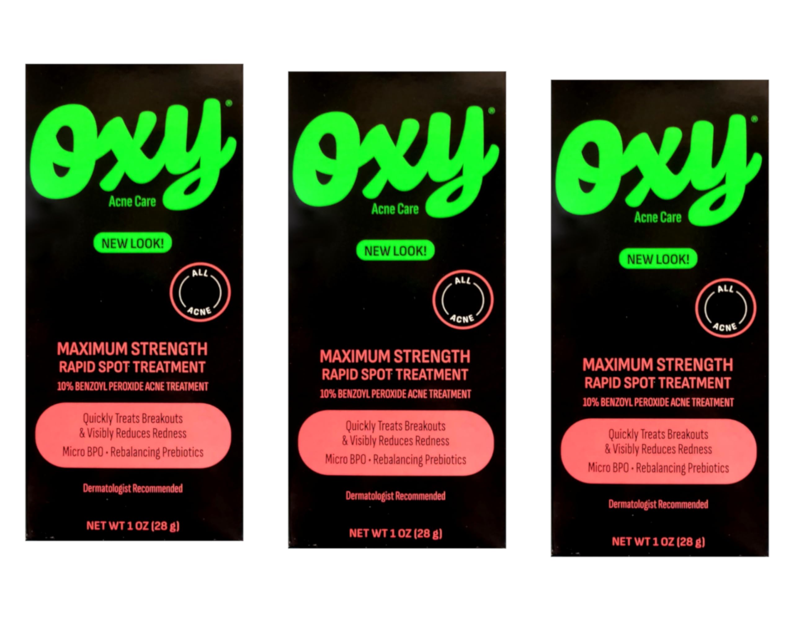 OXY Maximum Action Spot Treatment 0.82 oz – Pack of 3 | Acne Medication