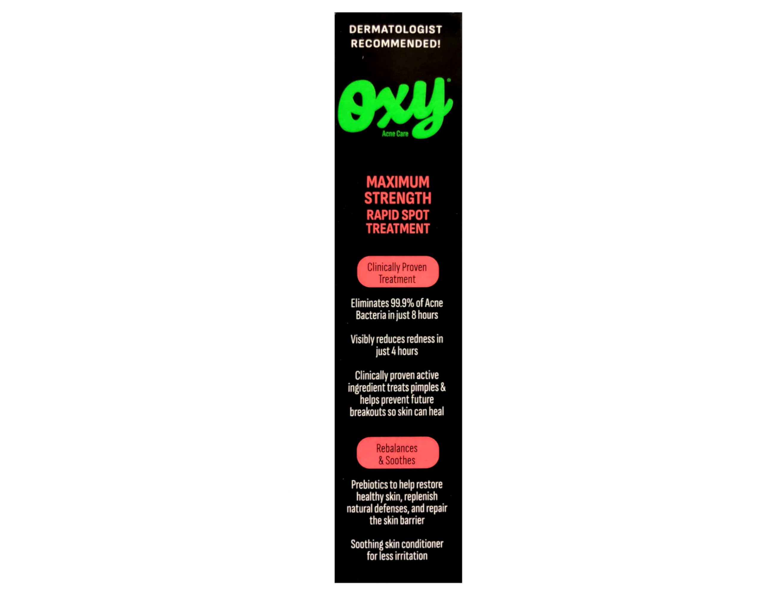 OXY Maximum Action Spot Treatment 0.82 oz – Pack of 3 | Acne Medication