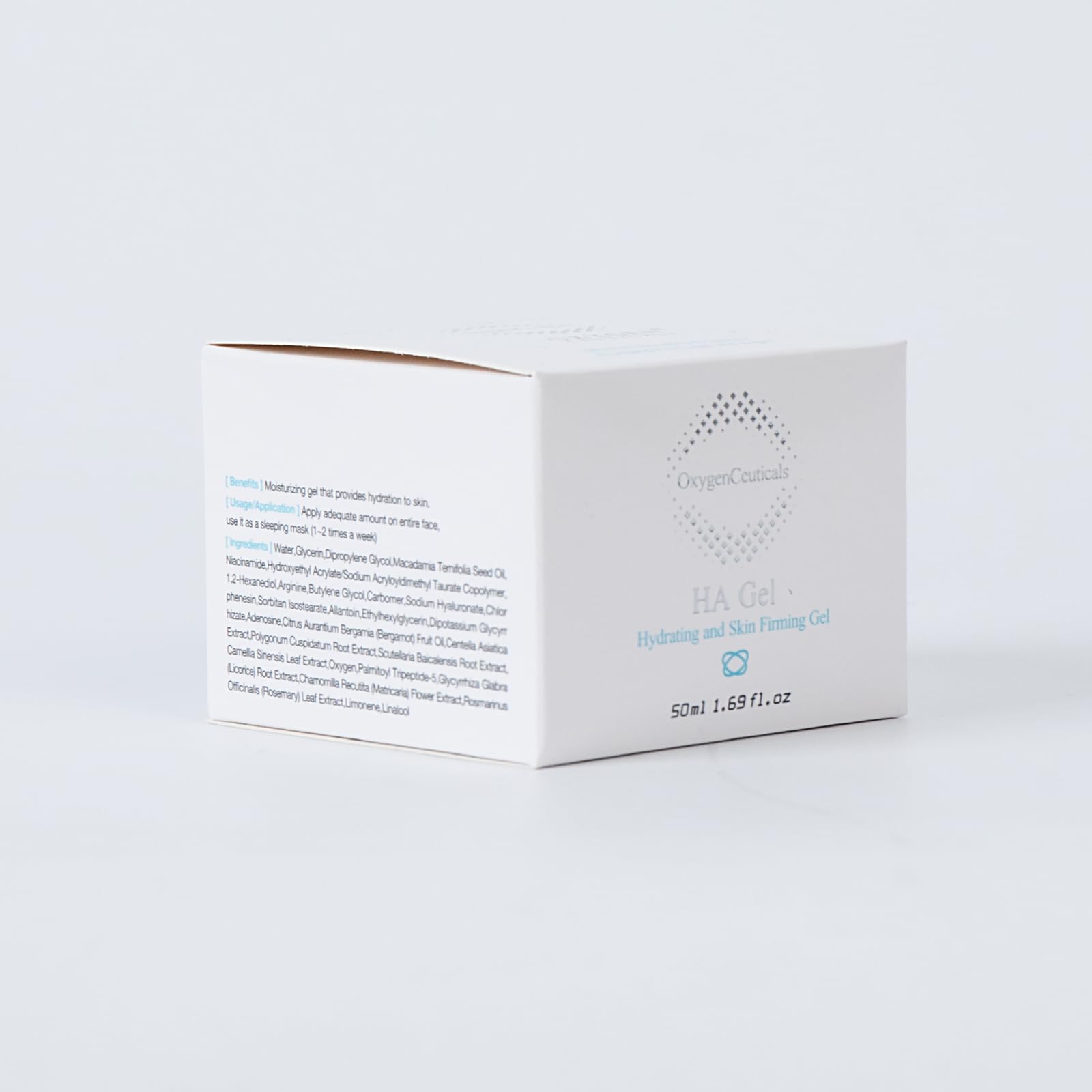 OxygenCeuticals HA Gel – Intensive Hydration with Hyaluronic Acid, Adenosine & Centella (50ml)