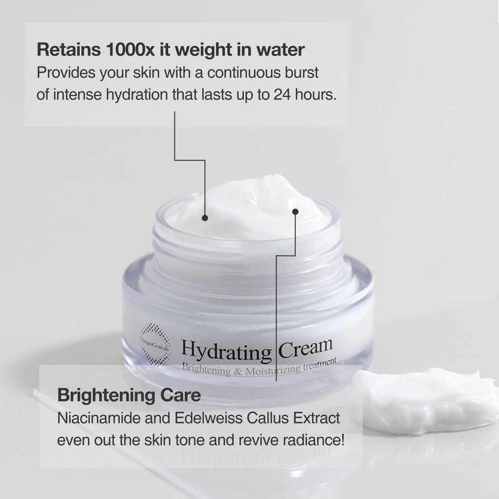 OxygenCeuticals Hydrating Cream - Radiance Moisture with Edelweiss & Niacinamide