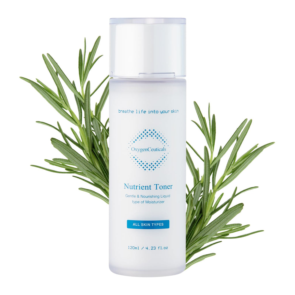 OxygenCeuticals Nutrient Toner – Essence-Type Hydration for Dry Skin with Sodium Hyaluronate, Portulaca & Allantoin