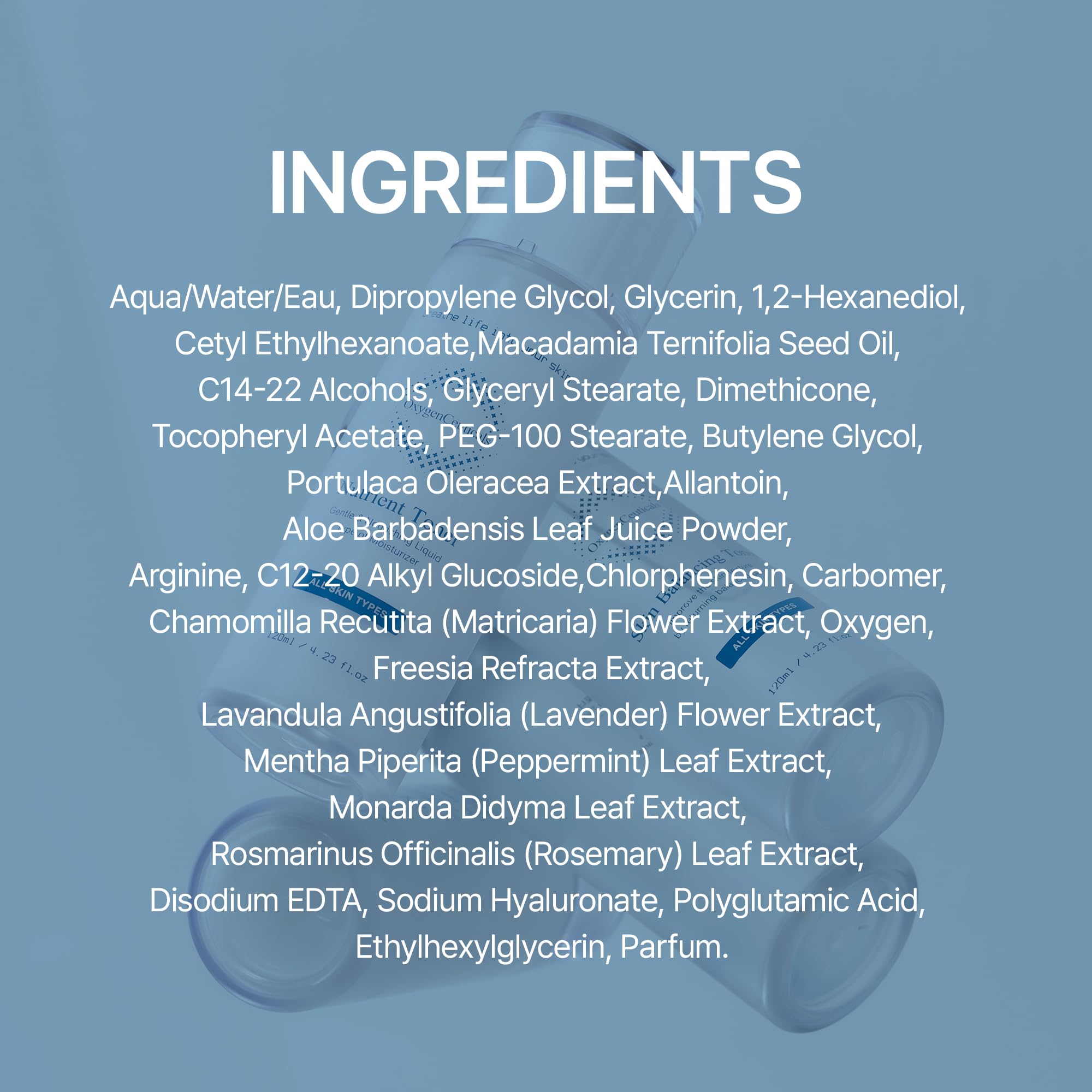OxygenCeuticals Nutrient Toner – Essence-Type Hydration for Dry Skin with Sodium Hyaluronate, Portulaca & Allantoin