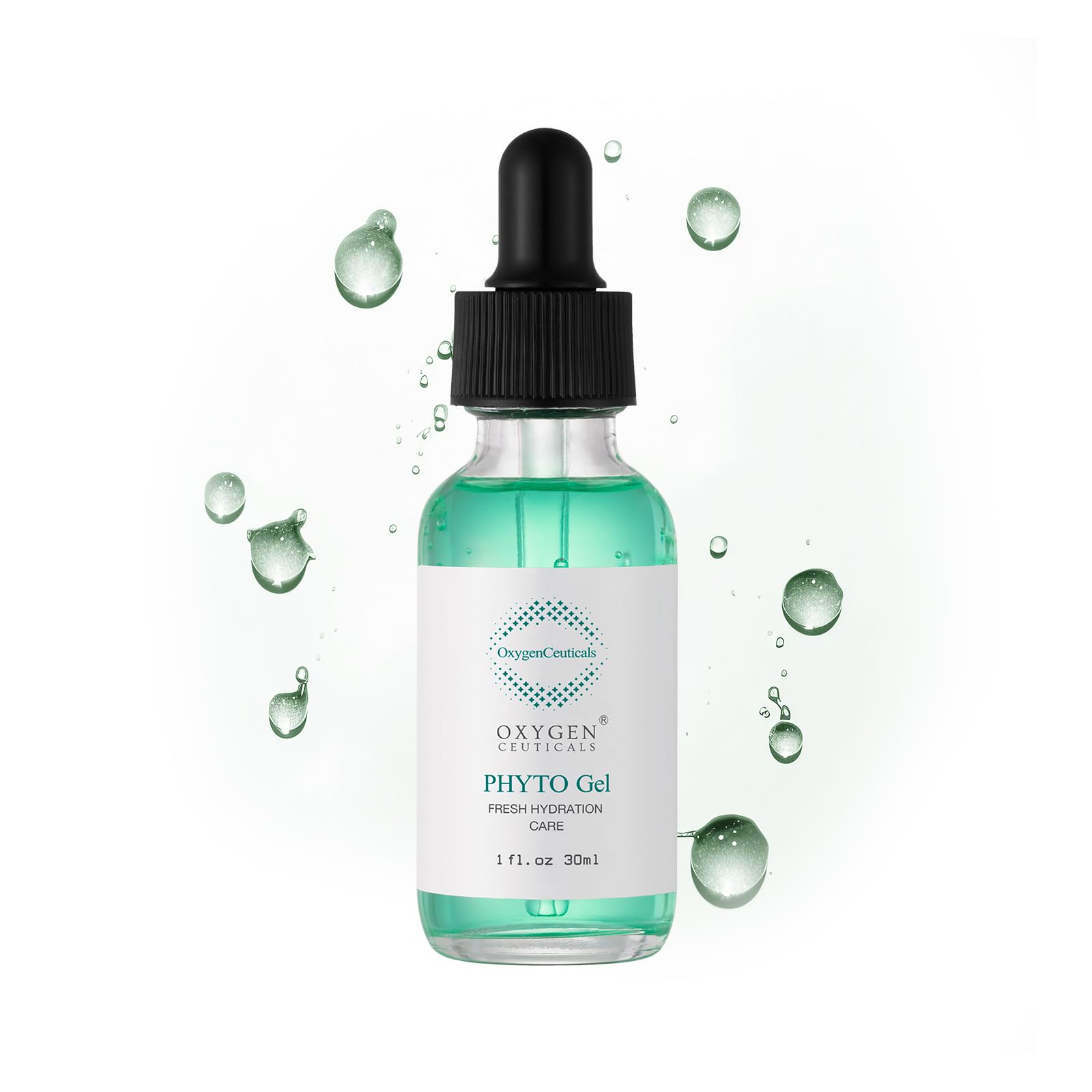 OxygenCeuticals Phyto Gel – Brightening & Soothing Gel Serum with Niacinamide, HA, Centella & Mulberry Extracts | Sensitive Skin 1 oz