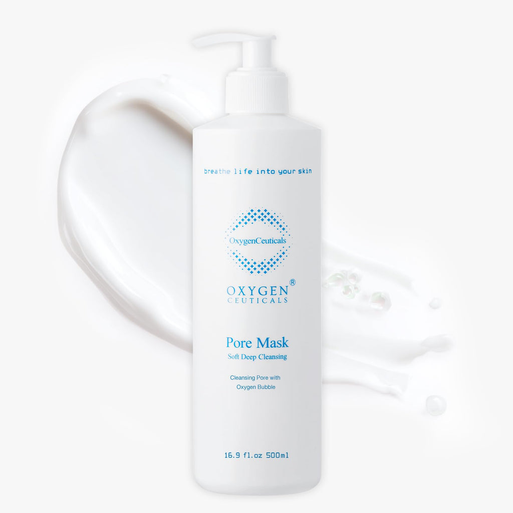 OxygenCeuticals Pore Mask – Deep Cleansing Foaming Cleanser with Stearic Acid, Lavender Oil & Portulaca