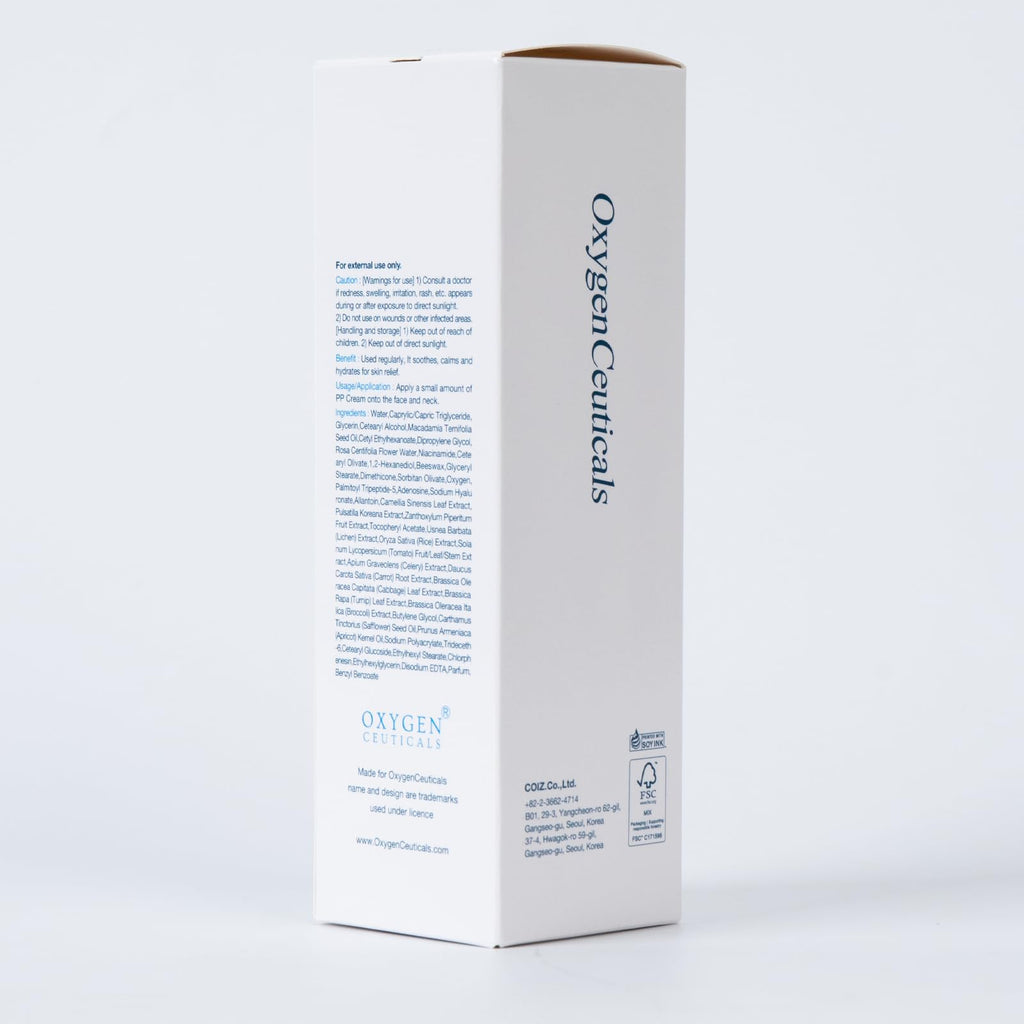 OxygenCeuticals PP Cream – Recovery Cream with Palmitoyl Tripeptide-5, Niacinamide & Adenosine for Sensitive Skin | Moisturizing & Barrier Support