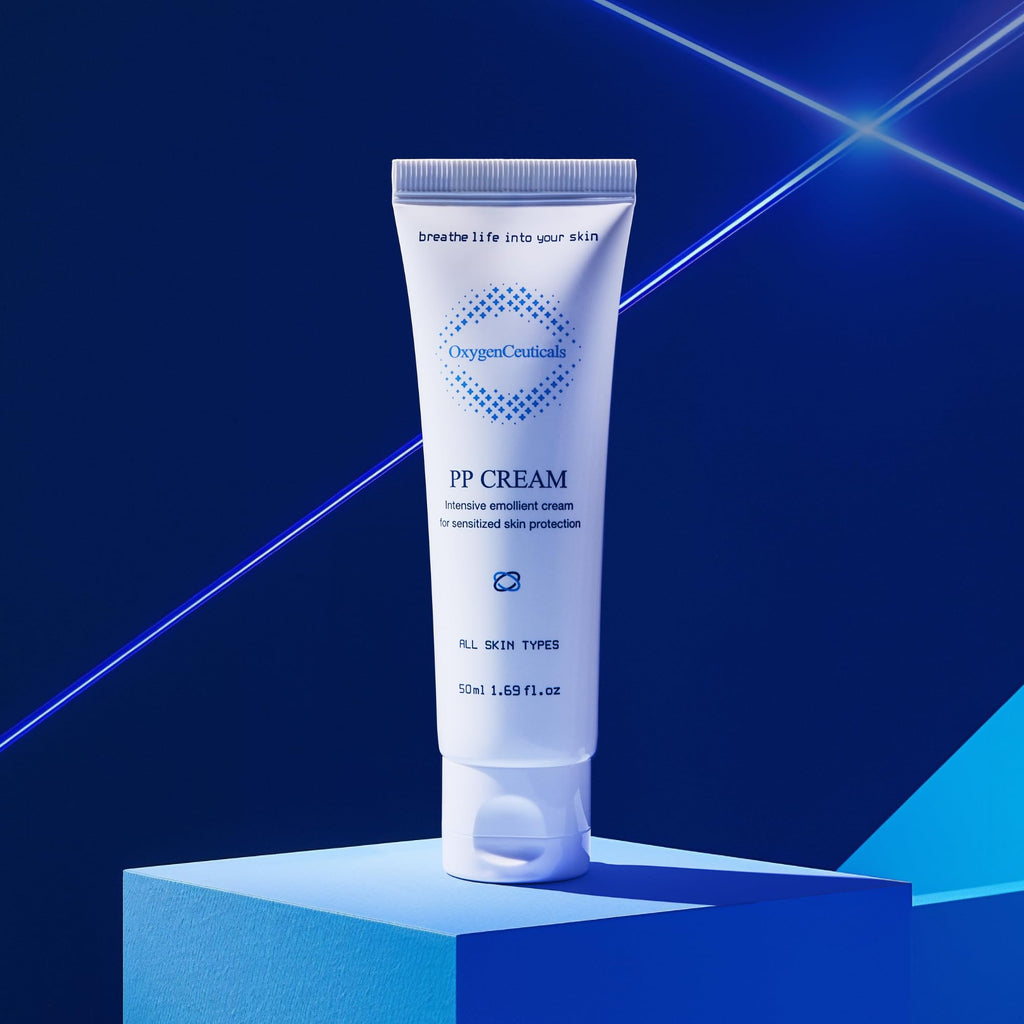 OxygenCeuticals PP Cream – Recovery Cream with Palmitoyl Tripeptide-5, Niacinamide & Adenosine for Sensitive Skin | Moisturizing & Barrier Support
