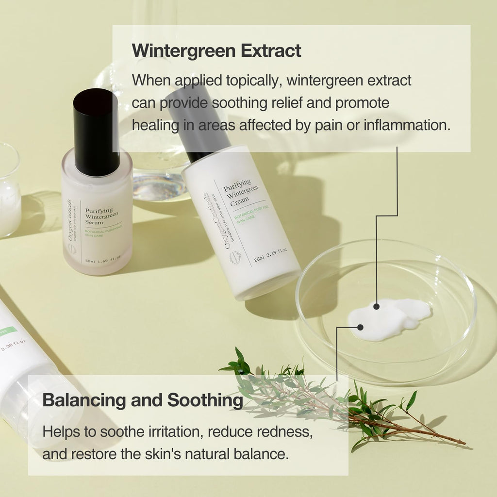 OxygenCeuticals Purifying Kit – Two-Step Acne Treatment Kit, Serum & Moisturizer with Centella & Wintergreen Extract