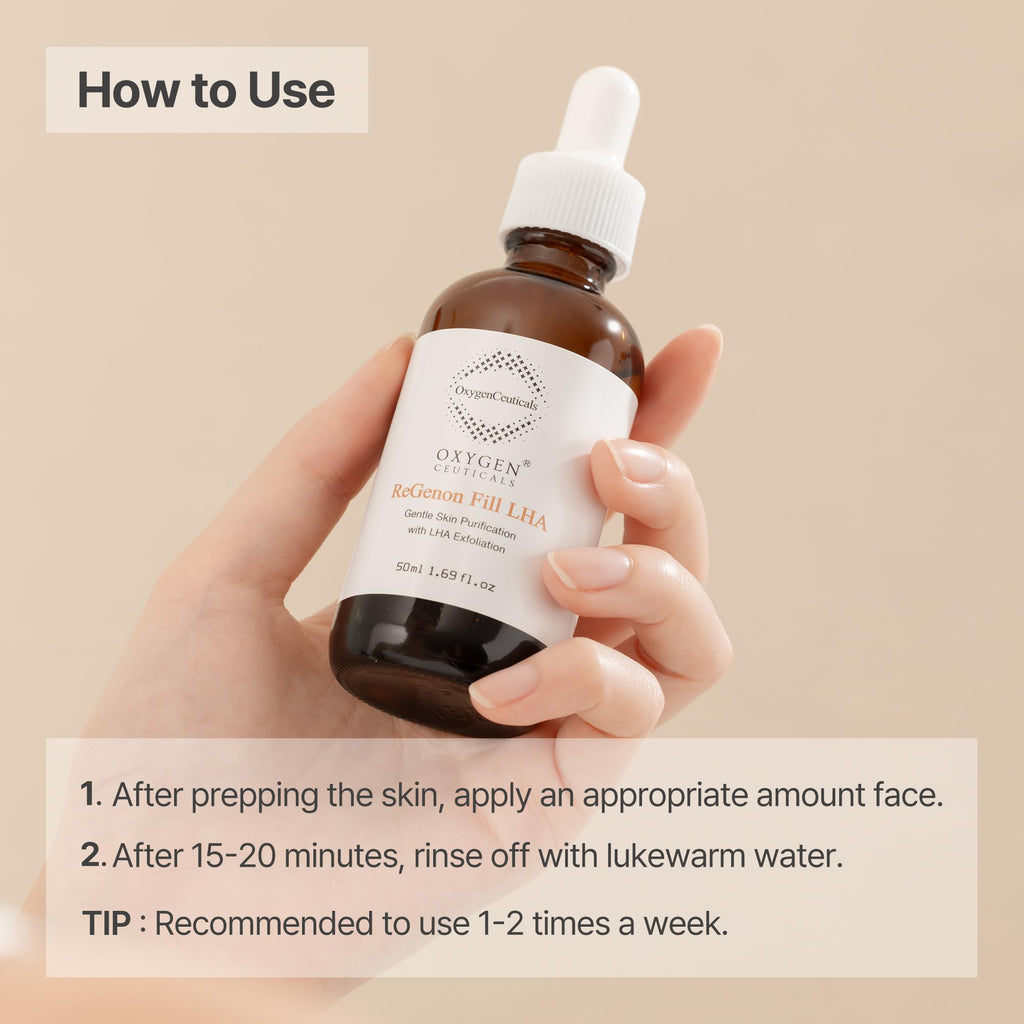 OxygenCeuticals ReGenon Fill LHA – Gentle LHA Serum for Sensitive Skin