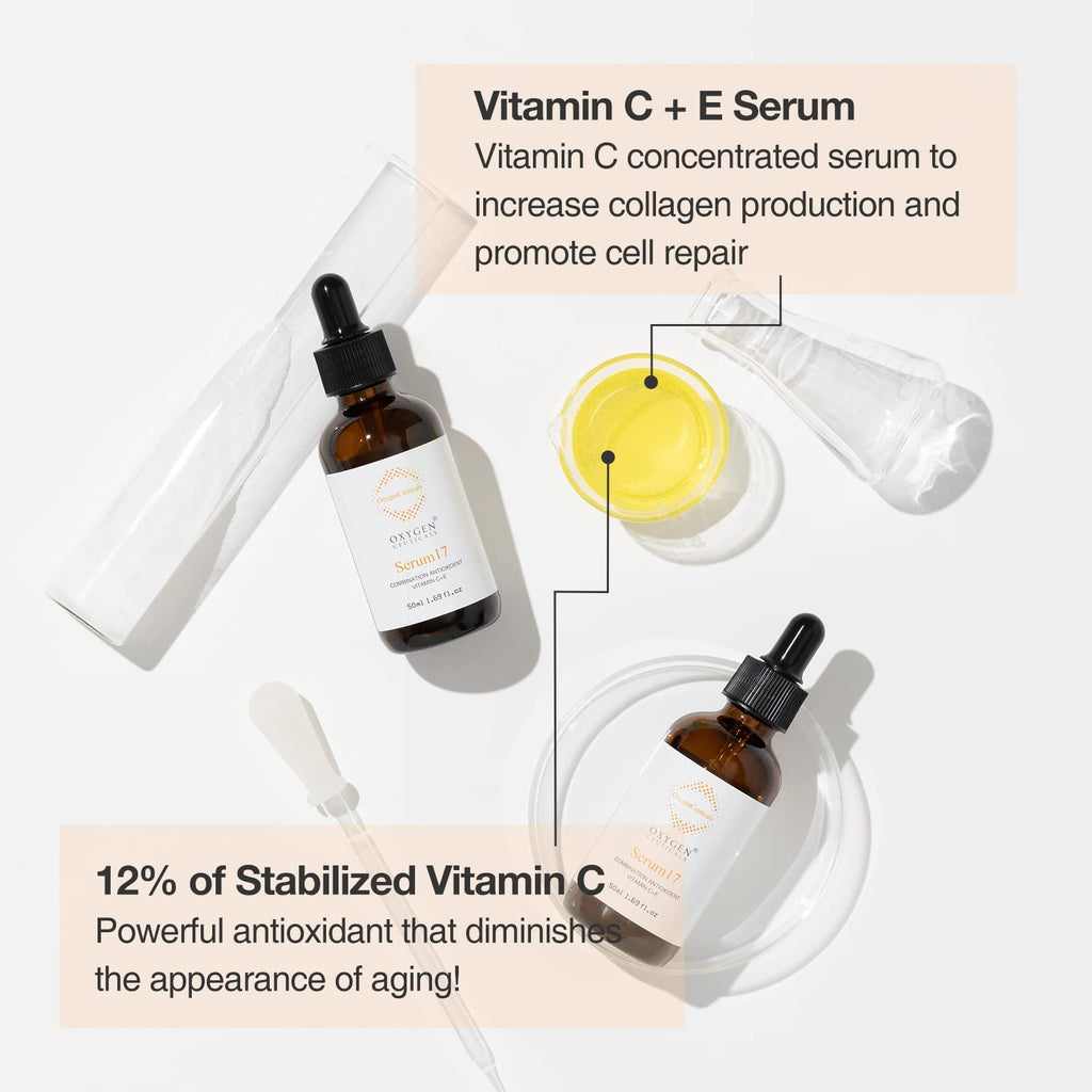 OxygenCeuticals Serum 17% Vitamin C + Vitamin E – Brightening Serum 50ml