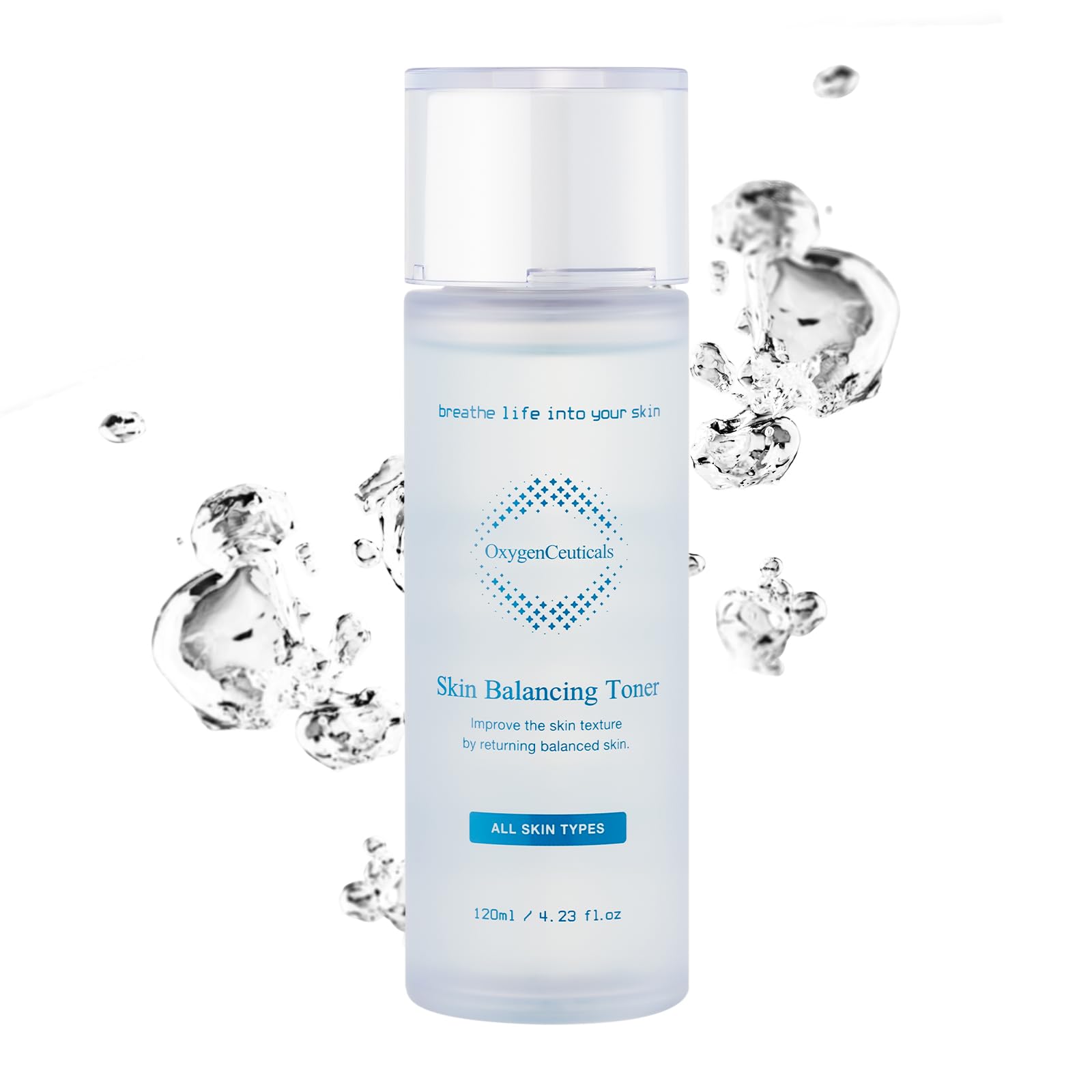 OxygenCeuticals Skin Balancing Toner – Hydrating & pH-Balancing with Centella, Lavender & Freesia (120 ml)