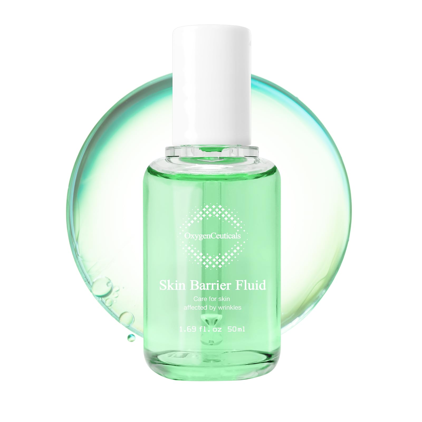OxygenCeuticals Skin Barrier Fluid – Anti-Wrinkle Ampoule with Adenosine & Hydrolyzed Collagen, 50ml | Hydration & Elasticity