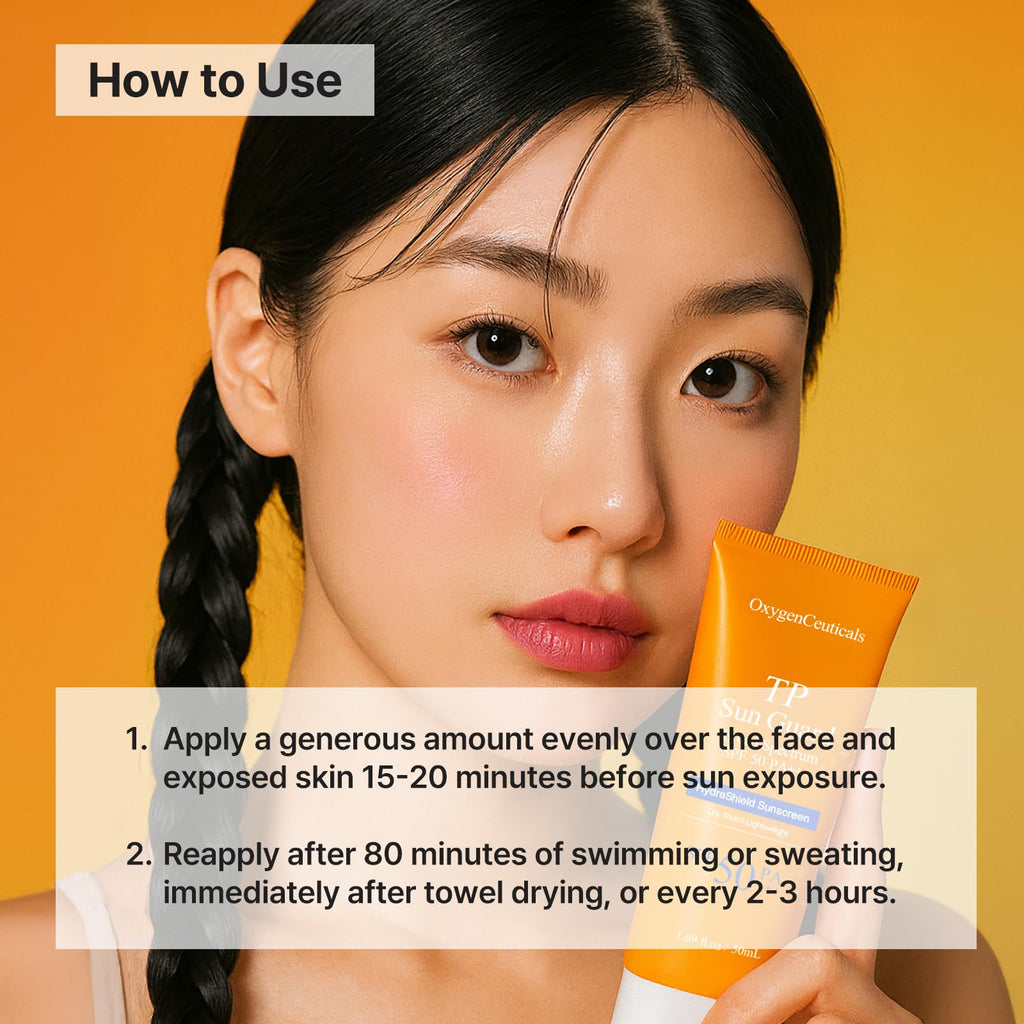 OxygenCeuticals TP Sun Guard SPF 50+ – Reef-Friendly Daily Sunscreen