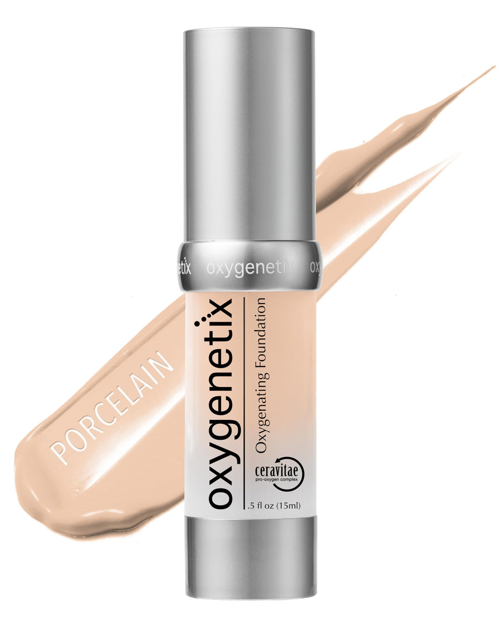 Oxygenetix Oxygenating Foundation – Porcelain | Breathable, Buildable Coverage for Sensitive or Post-Treatment Skin