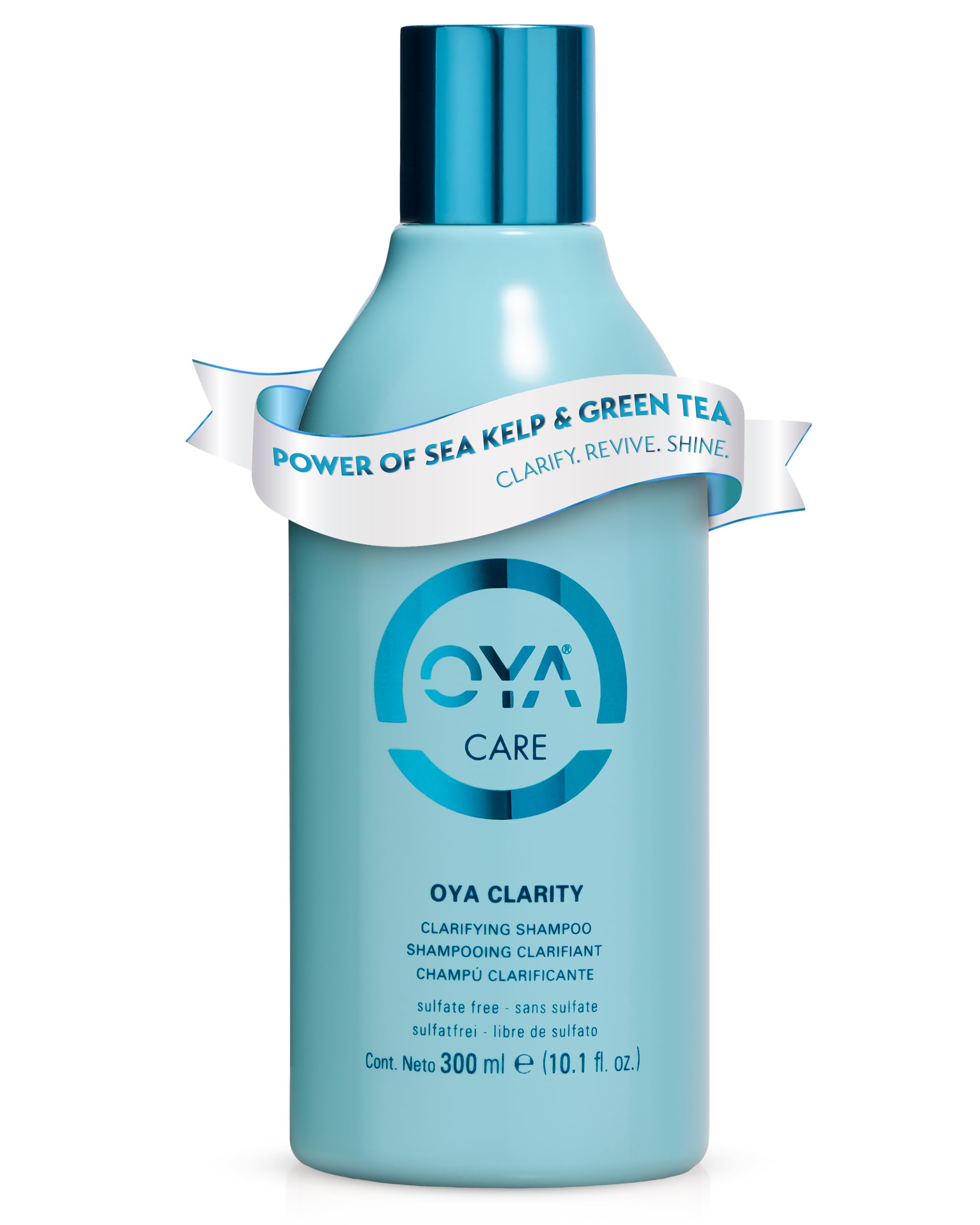 OYA CLARITY Clarifying Shampoo | Sulfate-Free Deep Cleanser for Oily Hair & Scalp | Curly & Color-Treated Friendly | 300ml