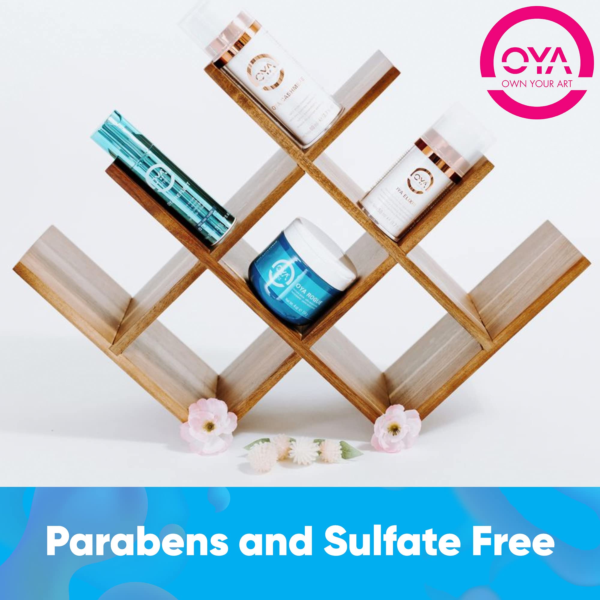 OYA Leave-In Hair Conditioner 236 ml – Detangle, De-Frizz & Hydrate (Color-Treated & Curly Hair)