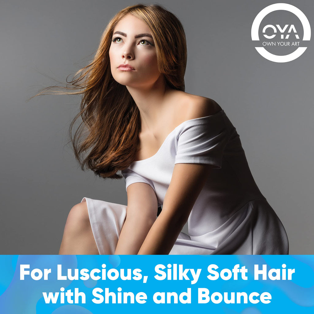 OYA Leave-In Hair Conditioner 236 ml – Detangle, De-Frizz & Hydrate (Color-Treated & Curly Hair)