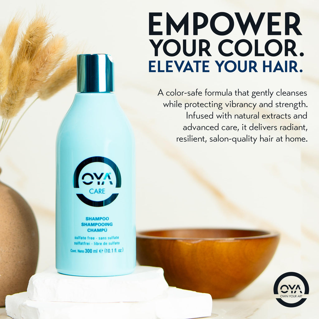 OYA Shampoo - Gentle, Hydrating, Sulfate-Free Color-Protecting Shampoo for Dry, Damaged, and Normal Hair | 300 ml