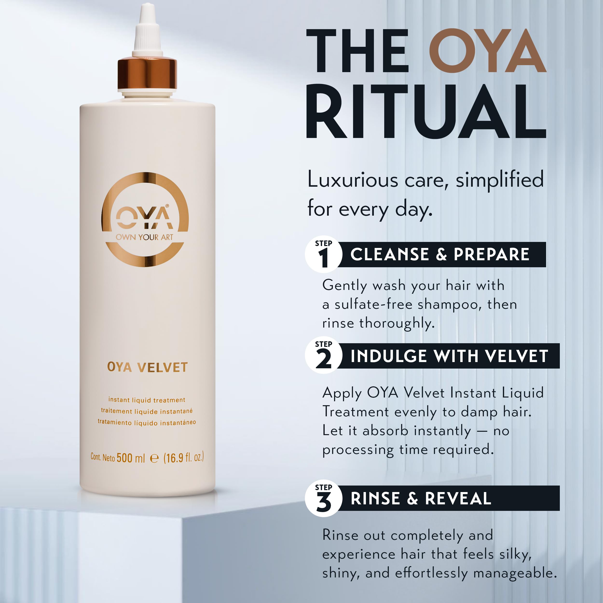 OYA Velvet Instant Conditioner – Deep Hydration for Dry, Damaged & Color-Treated Hair