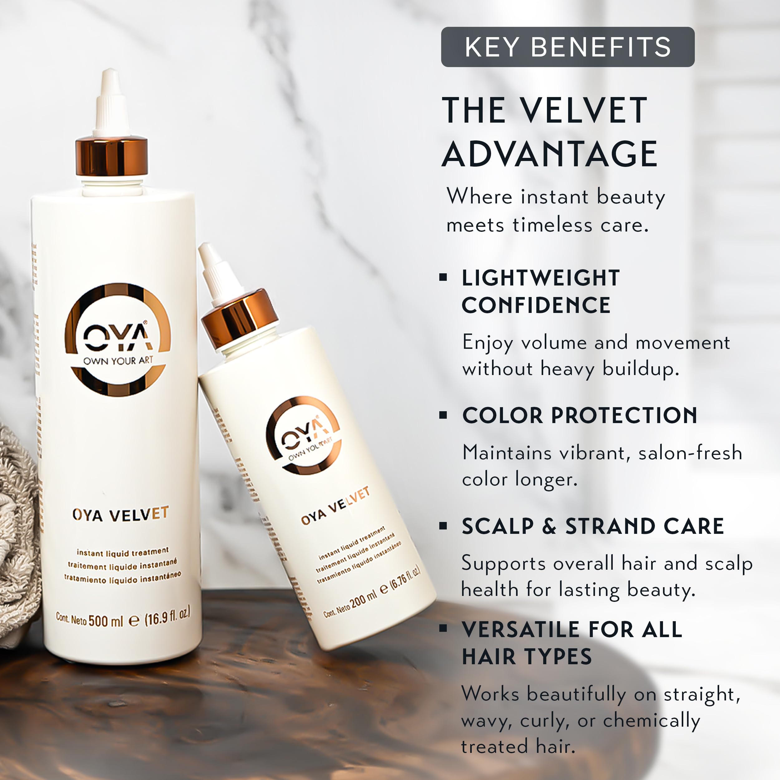 OYA Velvet Instant Conditioner – Deep Hydration for Dry, Damaged & Color-Treated Hair