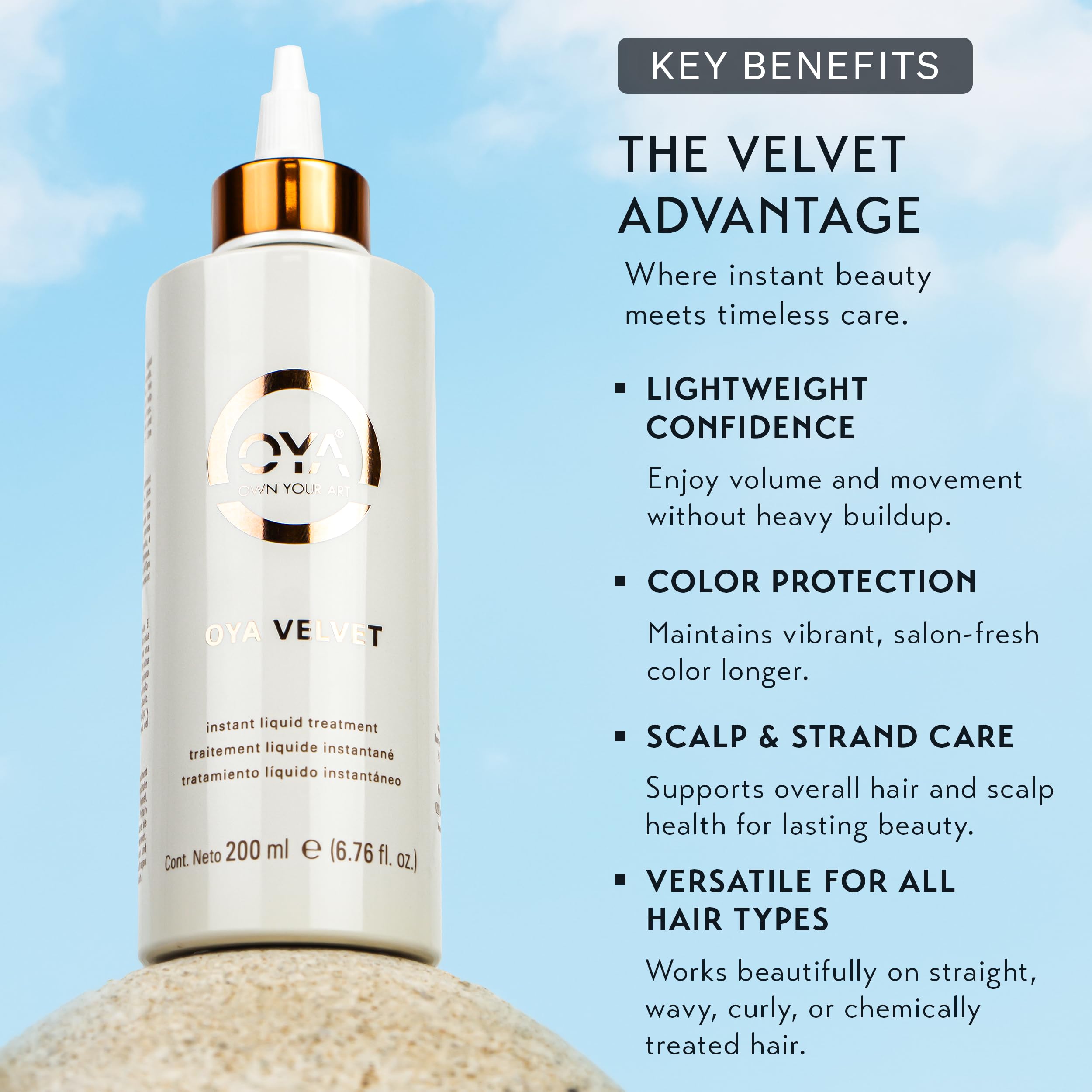 OYA Velvet Instant Hair Conditioner – Deep Hydration for Damaged & Curly Hair